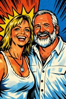 burt and terri cartoon